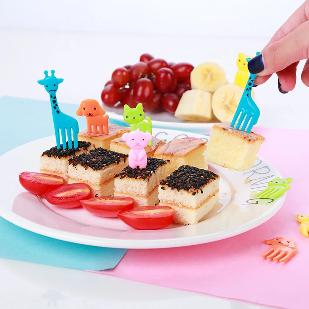 50 pcs Animal Forks Cartoon Tableware Picks Kids Bento Dessert Snack Party Supplies Safe PP Bento Fork Material
50 pcs Animal Forks Cartoon Tableware Picks Kids Bento Dessert Snack Party Supplies Safe PP Bento Fork Material