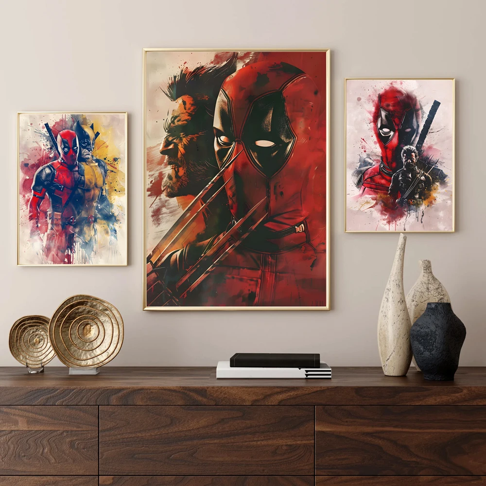 Marvel Deadpool Wolverine Wall Graffiti Canvas Painting Poster Decor Modern Home Decoration Picture For Living Room
Marvel Deadpool Wolverine Wall Graffiti Canvas Painting Poster Decor Modern Home Decoration Picture For Living Room