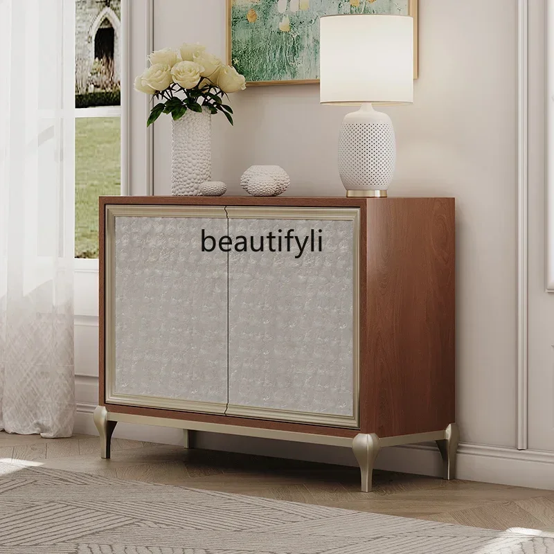 CC American light luxury door cabinet, living room shell decorative locker, storage side cabinet
CC American light luxury door cabinet, living room shell decorative locker, storage side cabinet