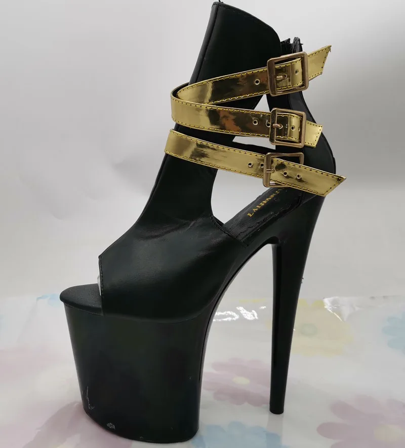 LAIJIANJINXIA New 20CM/8inches PU Upper Fashion Sexy Exotic High Heel Platform Party Women Sandals Pole Dance Shoes Q077
LAIJIANJINXIA New 20CM/8inches PU Upper Fashion Sexy Exotic High Heel Platform Party Women Sandals Pole Dance Shoes Q077
