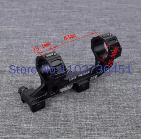 One-piece 30 Turn 25 Support 20mm Card Slot Sight Mirror GE Fixture Quick Removal Support
One-piece 30 Turn 25 Support 20mm Card Slot Sight Mirror GE Fixture Quick Removal Support