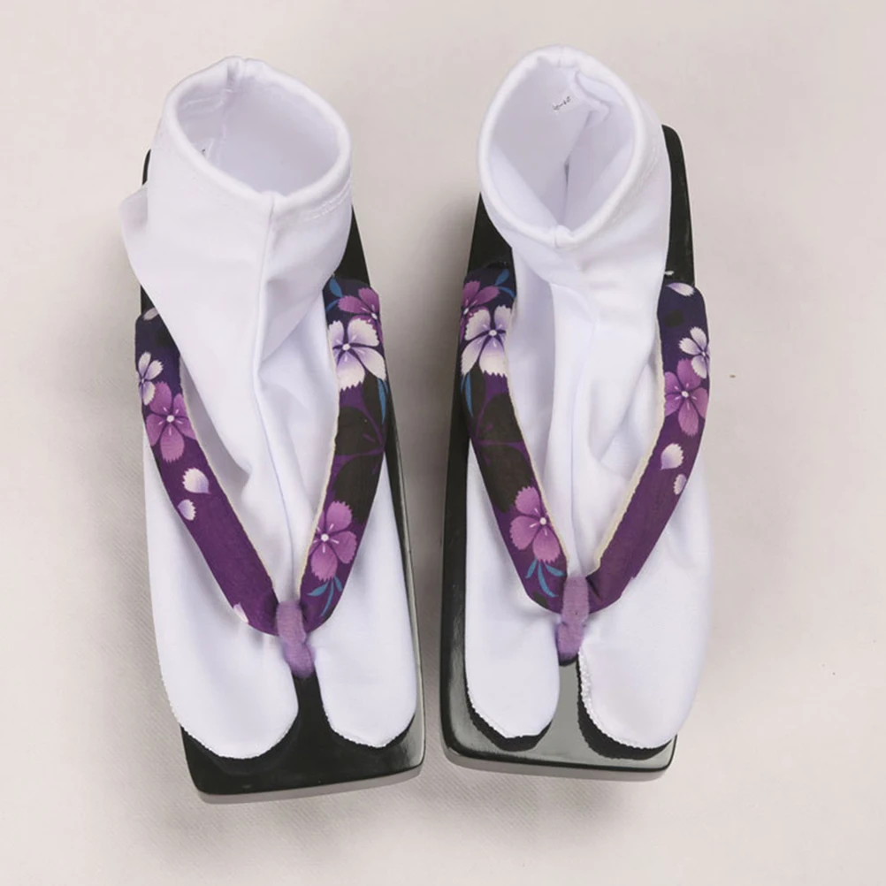 2 Pairs Japanese Tabi Clogs 40 41 Size Two Toed Design for Cosplay Kimono Split Toe Short Breathable for Women
2 Pairs Japanese Tabi Clogs 40 41 Size Two Toed Design for Cosplay Kimono Split Toe Short Breathable for Women