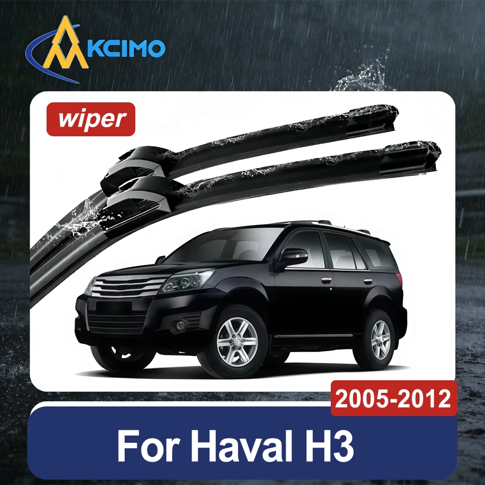 Front Wiper Blades Replacement For Haval H3 2005-2012 Direct Fit Rubber All-Weather Complete Windshield Wiper Blade Set
Front Wiper Blades Replacement For Haval H3 2005-2012 Direct Fit Rubber All-Weather Complete Windshield Wiper Blade Set