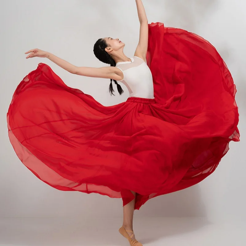 Ballet Skirts Long Chiffon Dance Skirt Classical Dance Skirts for Women Long Dress Stage Dancewear Elastic Dresses for Dancing
Ballet Skirts Long Chiffon Dance Skirt Classical Dance Skirts for Women Long Dress Stage Dancewear Elastic Dresses for Dancing