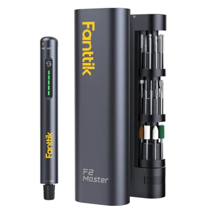 Mini Cordless Rotary Tool Kit, NeoPulse Motor, 5 Speed, 25000 RPM, Revostor Hub, 35 Accessories, Engraving Pen, for 3D Printer
Mini Cordless Rotary Tool Kit, NeoPulse Motor, 5 Speed, 25000 RPM, Revostor Hub, 35 Accessories, Engraving Pen, for 3D Printer