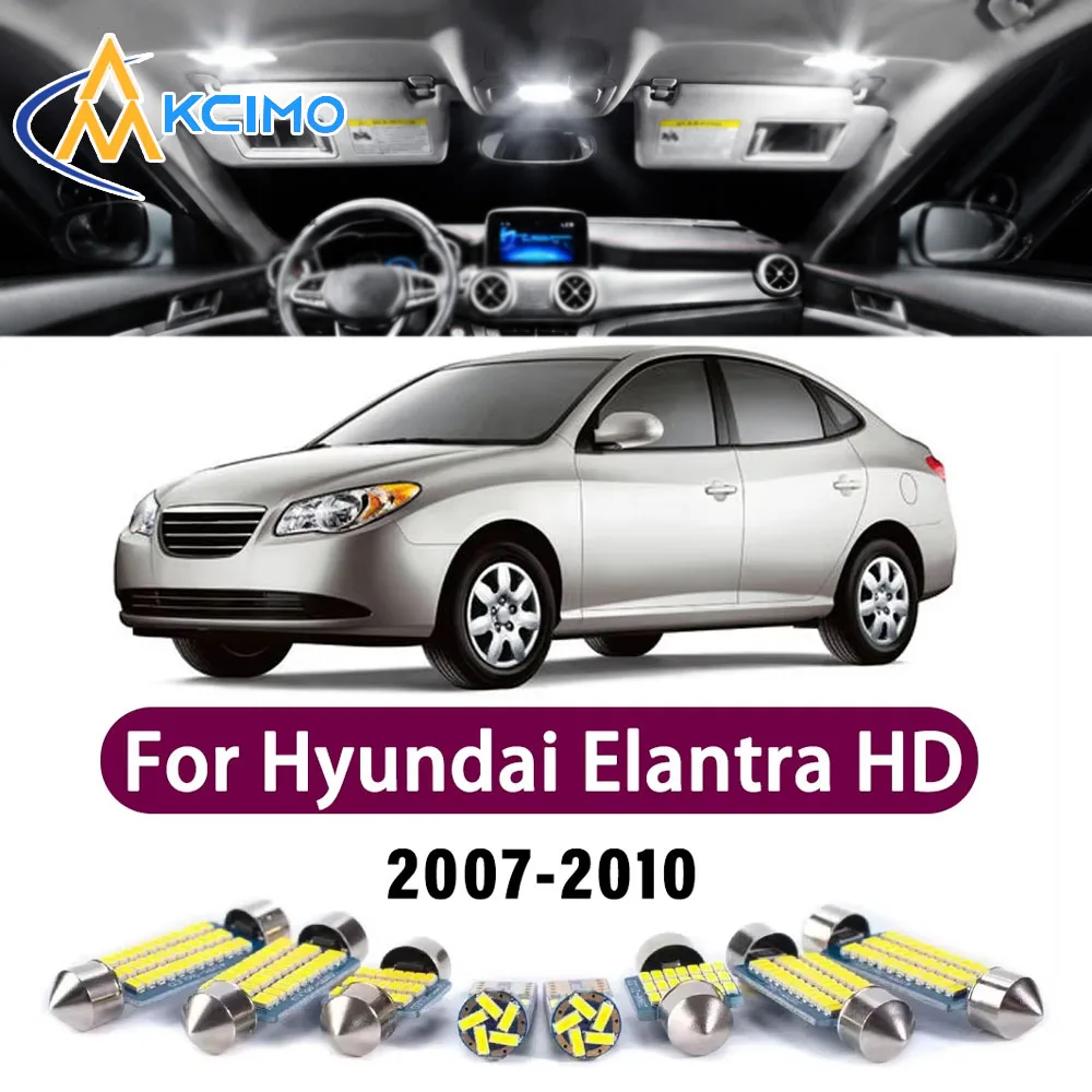 High Lumen CANBUS Error Free LED Interior Light Kit For Hyundai Elantra HD 2007-2010 Map Trunk Reading Dome Lamp Bulbs Set
High Lumen CANBUS Error Free LED Interior Light Kit For Hyundai Elantra HD 2007-2010 Map Trunk Reading Dome Lamp Bulbs Set
