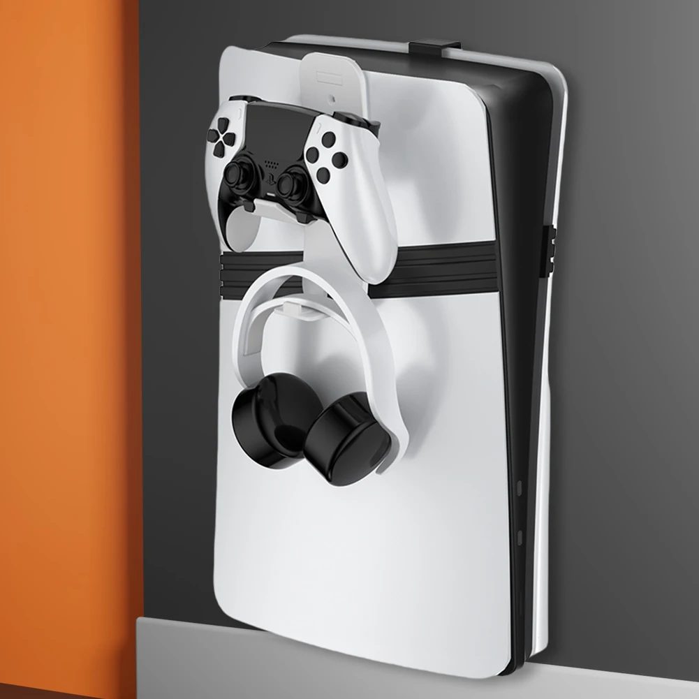 For PS5 Pro/PS5 Slim/PS5 Wall Mounted Console Stand Controller Headset Hook Host Wall Mount Bracket Host Stand for PlayStation 5
For PS5 Pro/PS5 Slim/PS5 Wall Mounted Console Stand Controller Headset Hook Host Wall Mount Bracket Host Stand for PlayStation 5