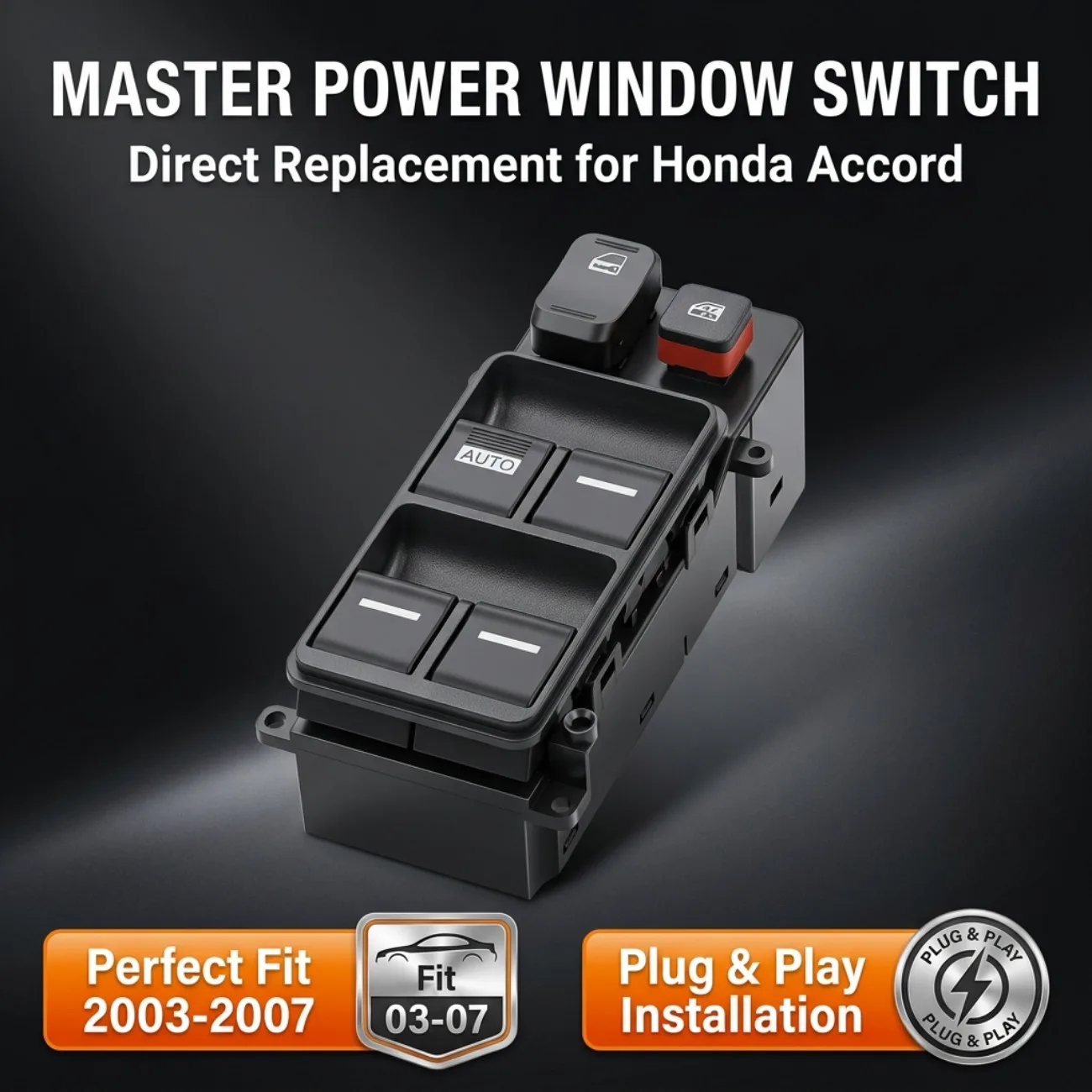 Electric Master Power Window Switch For Honda Accord Sedan 4-door 2003 - 2005 2006 2007 35750-SDA-H12 35750-SDA-A02 Accessories
Electric Master Power Window Switch For Honda Accord Sedan 4-door 2003 - 2005 2006 2007 35750-SDA-H12 35750-SDA-A02 Accessories
