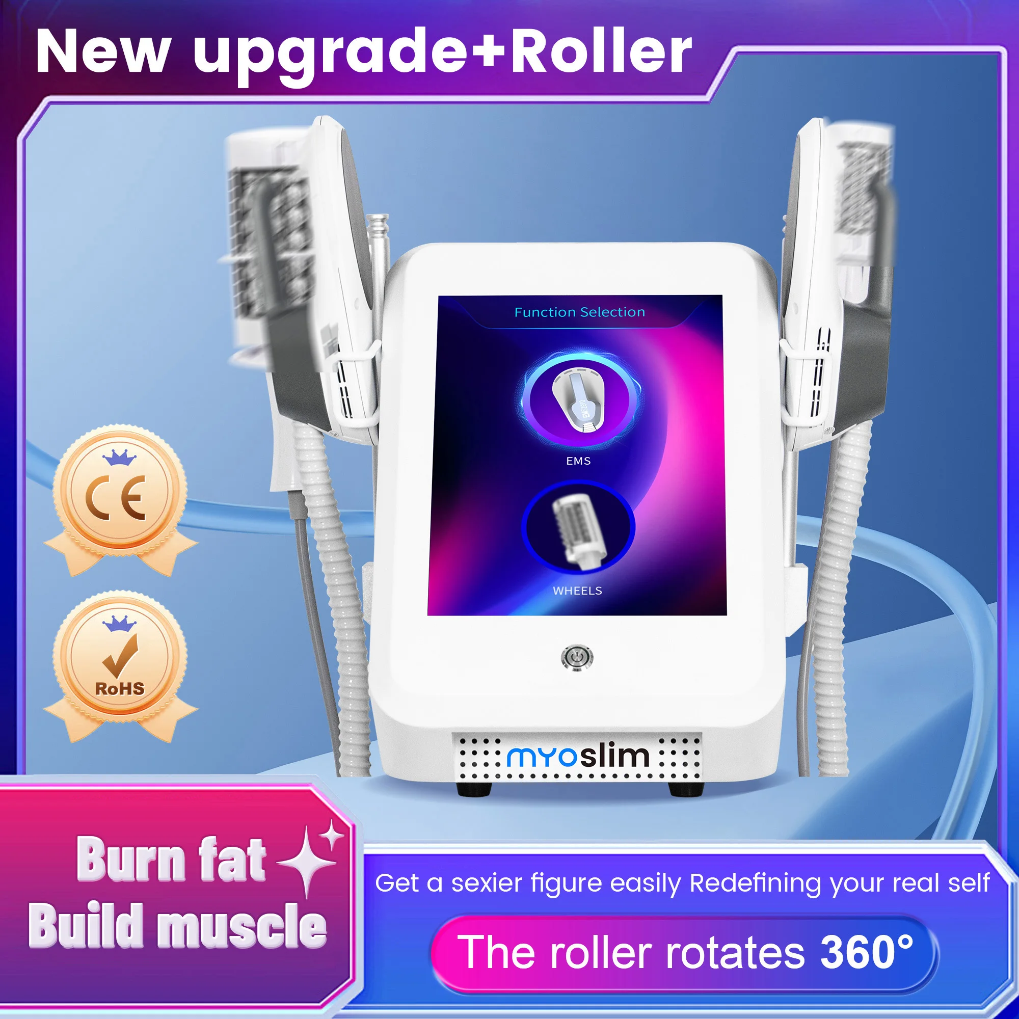 High-power 6500W 200HZ EMS body shaping machine myoslim Body shaping therapy electromagnetic slimming and shaping, stimulating m
High-power 6500W 200HZ EMS body shaping machine myoslim Body shaping therapy electromagnetic slimming and shaping, stimulating m
