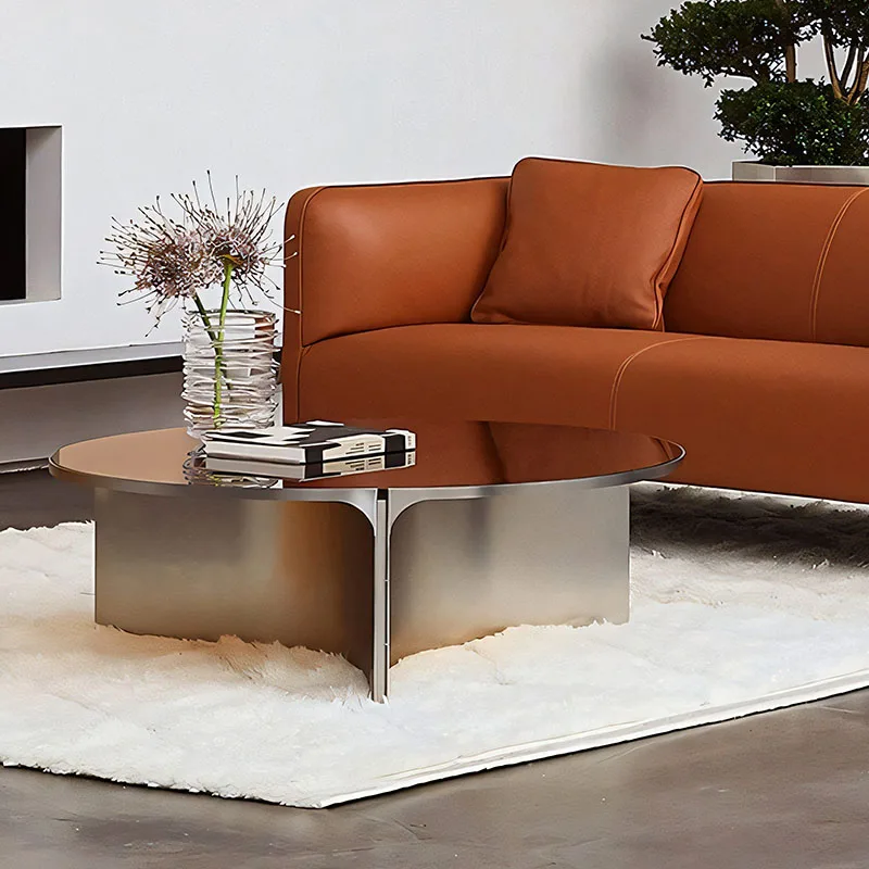 Minimalist Simple Coffee Table Modern Designer Metal Clear Round Aesthetic Side Table Unique Italian Couchtisch Salon Furniture
Minimalist Simple Coffee Table Modern Designer Metal Clear Round Aesthetic Side Table Unique Italian Couchtisch Salon Furniture