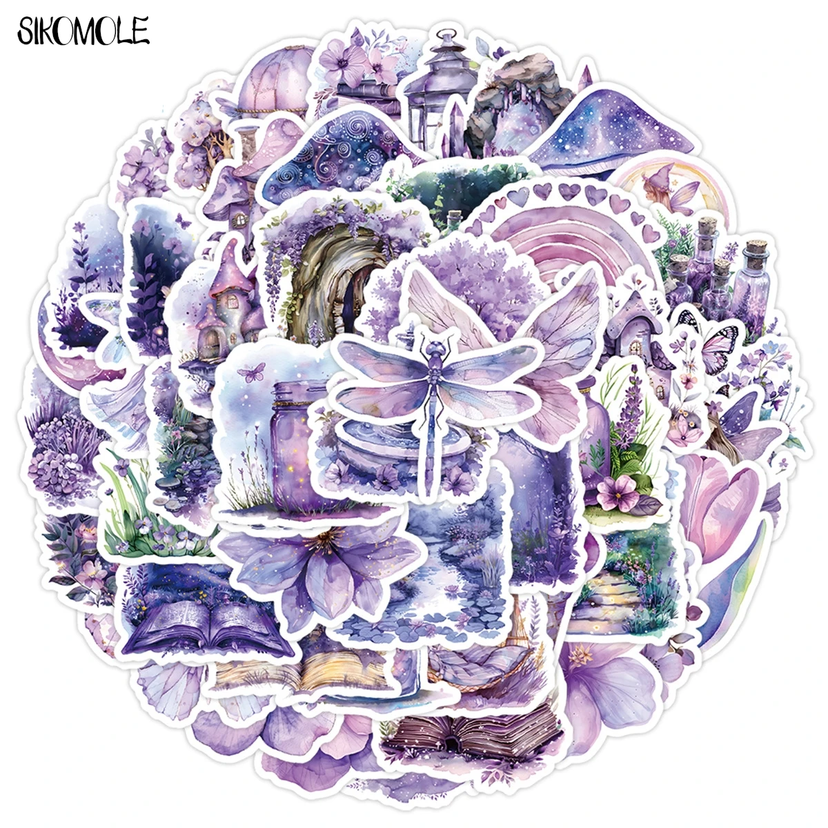 10/30/50PCS Purple Fairy Tale Garden PVC Stickers Aesthetic DIY Children's Toys Kids Travel Luggage Decal Graffiti Sticker Pack
10/30/50PCS Purple Fairy Tale Garden PVC Stickers Aesthetic DIY Children's Toys Kids Travel Luggage Decal Graffiti Sticker Pack