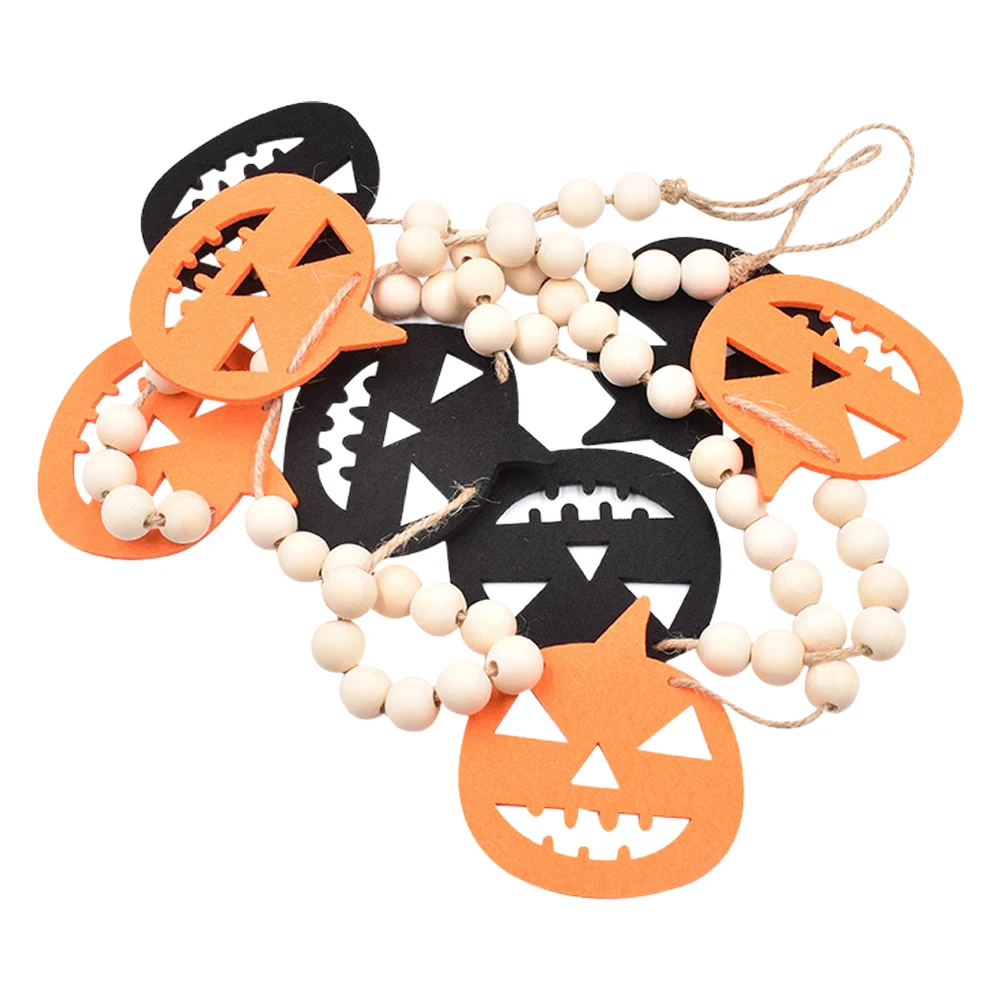 Halloween Wood Bead Garland Farmhouse Beaded Hanging Ornament Home Wall Decoration Rustic Tiered Tray Pendant String Festival
Halloween Wood Bead Garland Farmhouse Beaded Hanging Ornament Home Wall Decoration Rustic Tiered Tray Pendant String Festival