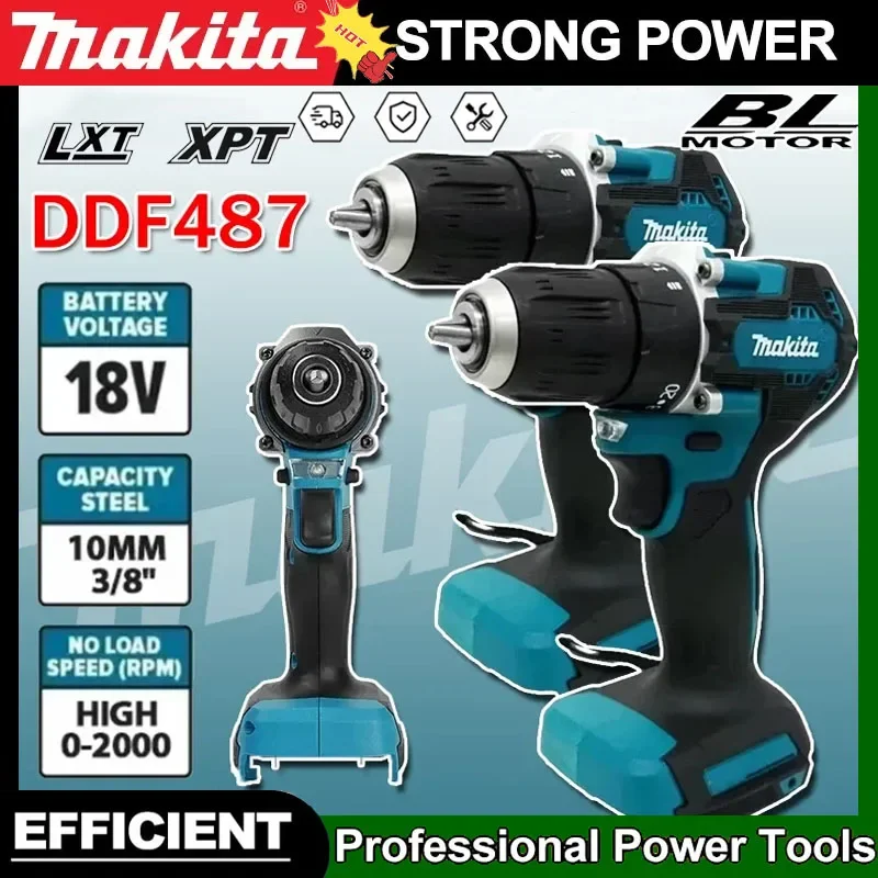 Makita DDF487 Brushless Electric Drill Suitable for Five-rope Impact Drill of Decoration Team Uses 18V Makita Battery
Makita DDF487 Brushless Electric Drill Suitable for Five-rope Impact Drill of Decoration Team Uses 18V Makita Battery