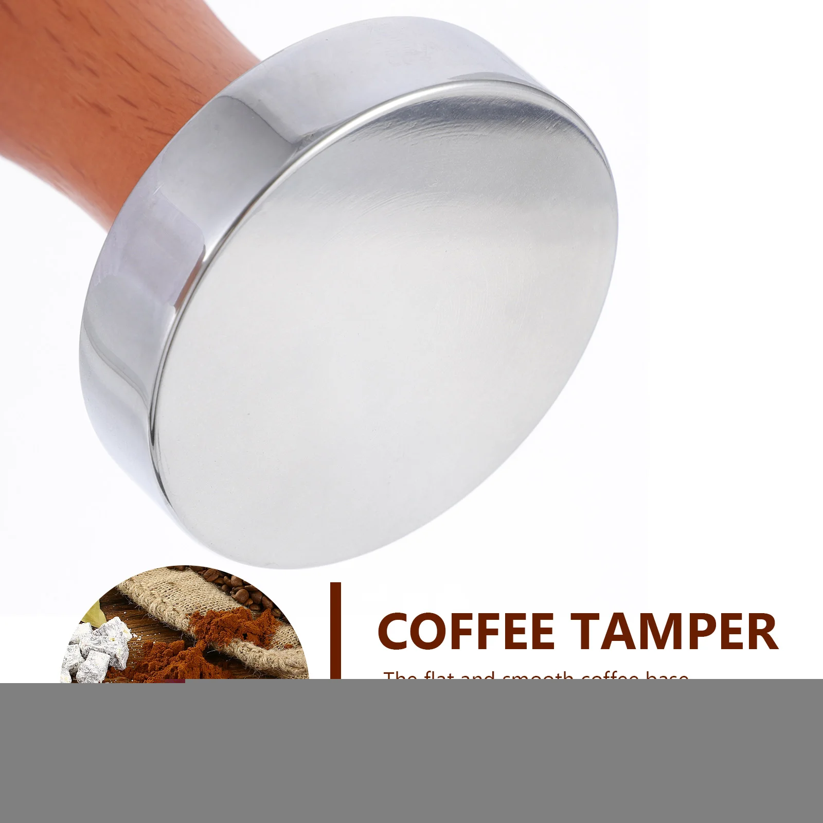 51Mm Coffee Tamper Aluminum Alloy Wood Handle Bean Pressing Tool Home Cafe Accessories Kitchen Bar Tools
51Mm Coffee Tamper Aluminum Alloy Wood Handle Bean Pressing Tool Home Cafe Accessories Kitchen Bar Tools