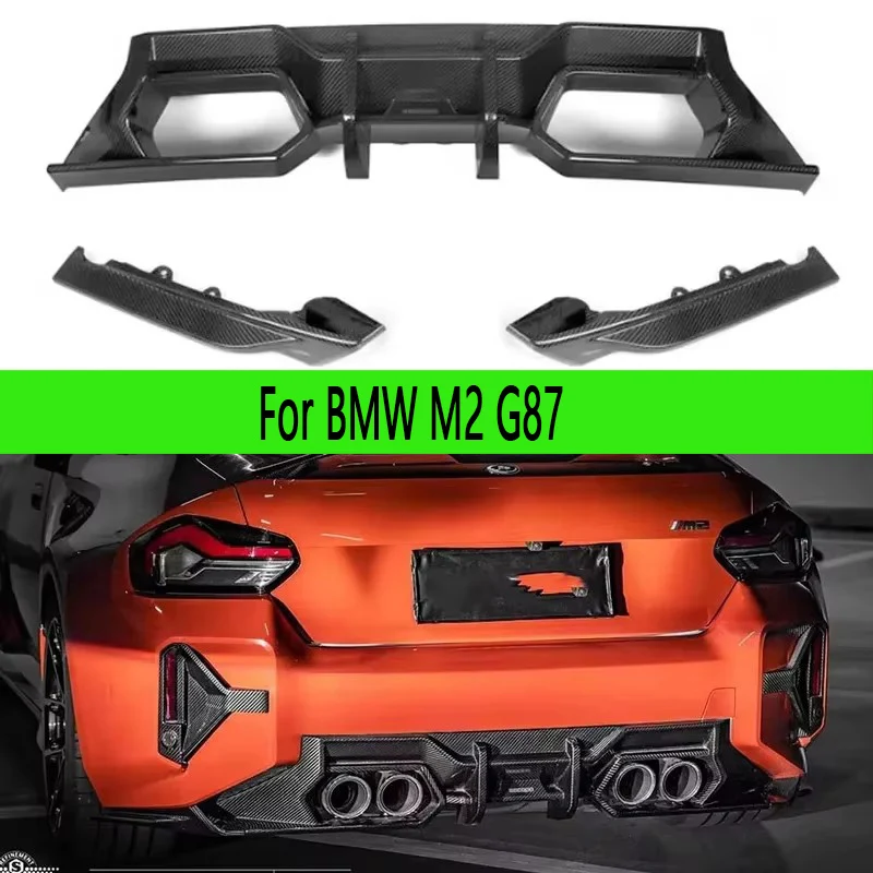 For BMW M2 G87 Dry Carbon Fiber Car Rear Bumper Diffuser Rear Splitters Spoiler Back lip Upgrade Auto parts body kit
For BMW M2 G87 Dry Carbon Fiber Car Rear Bumper Diffuser Rear Splitters Spoiler Back lip Upgrade Auto parts body kit
