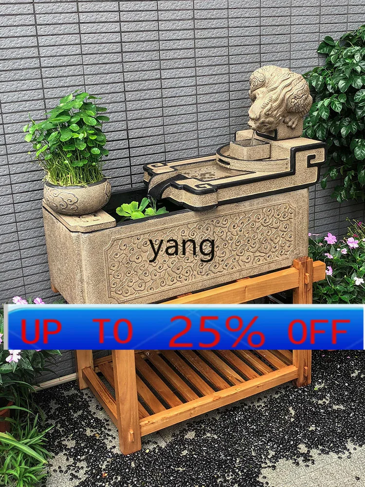 LMM new Chinese home fish tank circulation water view living room desktop entrance decoration fish pond landscaping view
LMM new Chinese home fish tank circulation water view living room desktop entrance decoration fish pond landscaping view