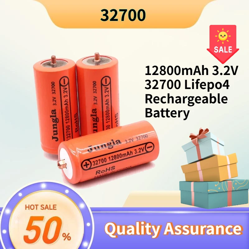 12800mAh 3.2V 32700 Lifepo4 Rechargeable Battery Lithium Iron Phosphate Power Battery with Screw Solar street light battery
12800mAh 3.2V 32700 Lifepo4 Rechargeable Battery Lithium Iron Phosphate Power Battery with Screw Solar street light battery