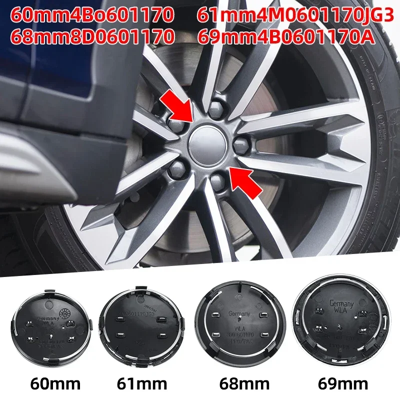 4pcs 60mm 61mm 69mm Car Styling Wheel Center Cap Hub Covers Badge 4B0601170 For Audi A3 A4 A5 A6 A7 A8 S4 S6 Car Accessories
4pcs 60mm 61mm 69mm Car Styling Wheel Center Cap Hub Covers Badge 4B0601170 For Audi A3 A4 A5 A6 A7 A8 S4 S6 Car Accessories