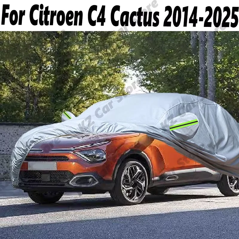 Black Car Cover For Citroen C4 Cactus 2014-2025 Waterproof Anti UV Sun Rain Snow Dust Protection Windproof SUV Cover
Black Car Cover For Citroen C4 Cactus 2014-2025 Waterproof Anti UV Sun Rain Snow Dust Protection Windproof SUV Cover