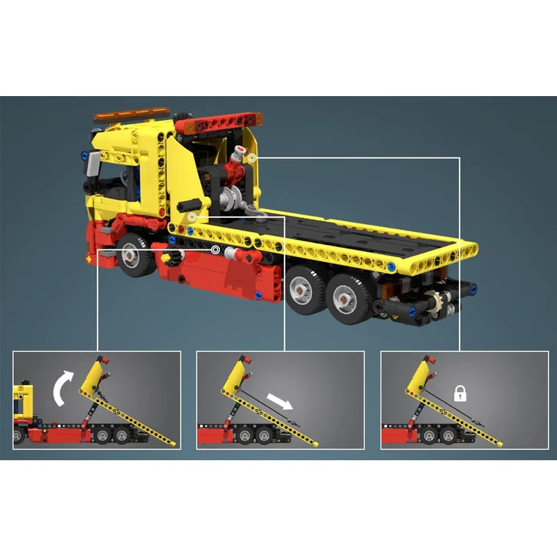 MOC-261523 City Rescue Cargo Flatbed Trailer Building Block Model, 631 Parts, Boys Children's Birthday Christmas Toy Gift
MOC-261523 City Rescue Cargo Flatbed Trailer Building Block Model, 631 Parts, Boys Children's Birthday Christmas Toy Gift