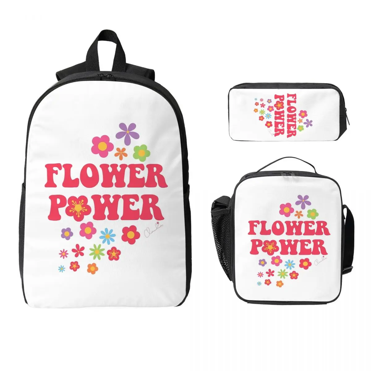 Colorful Flower Power Seamless Pattern Backpack Student Boys Girls BookBag School Bag 3ps Insulated Lunch Bag Pencil Case
Colorful Flower Power Seamless Pattern Backpack Student Boys Girls BookBag School Bag 3ps Insulated Lunch Bag Pencil Case