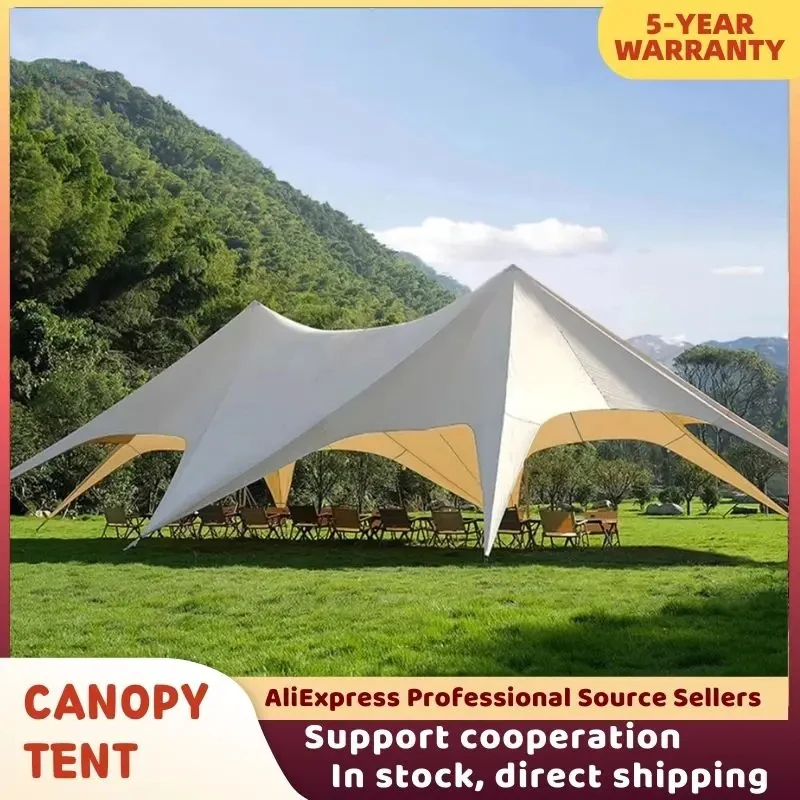 Star Canopy Tent 900D Oxford Cloth Single Double Pole Octopus Shape Stretch Outdoor Peak Starshade for Camping And Picnics
Star Canopy Tent 900D Oxford Cloth Single Double Pole Octopus Shape Stretch Outdoor Peak Starshade for Camping And Picnics