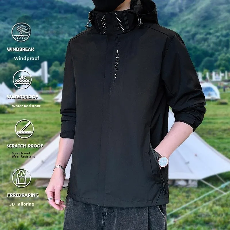 Spor Lightweight Outdoor Men's And Women's Jaets Windproof Waterproof V-Ne Polyester Fiber Pure Color Autumn Season
Spor Lightweight Outdoor Men's And Women's Jaets Windproof Waterproof V-Ne Polyester Fiber Pure Color Autumn Season