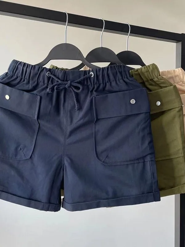 Мужские свободные хлопковые шорты-бриджи для работы, повседневные, удобные, модные
Мужские свободные хлопковые шорты-бриджи для работы, повседневные, удобные, модные