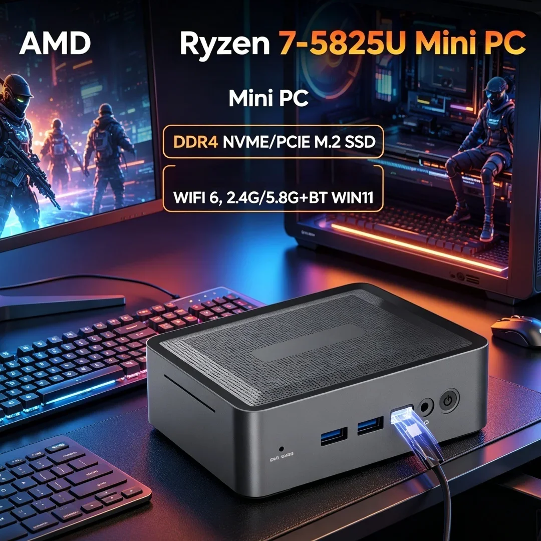 Cost Effective Business Mini Computer R7 5825U Dual DDR4 3200 Slot Upgradeable RAM & Storage
Cost Effective Business Mini Computer R7 5825U Dual DDR4 3200 Slot Upgradeable RAM & Storage