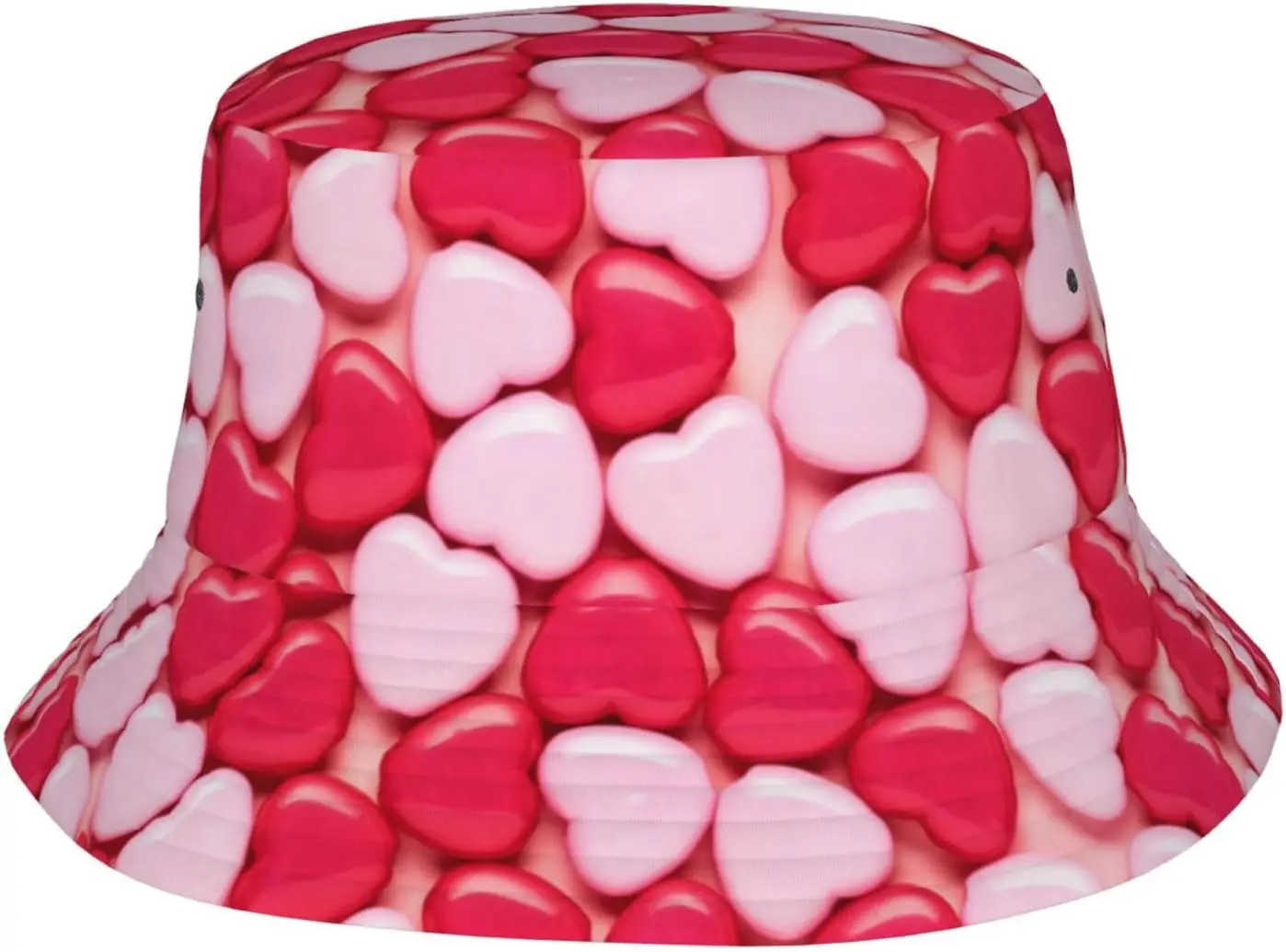 Cute Valentine's Day Candy Hearts Bucket Hats for Men Women Sun Travel Summer Beach Hat Adult Fishing Hat 023
Cute Valentine's Day Candy Hearts Bucket Hats for Men Women Sun Travel Summer Beach Hat Adult Fishing Hat 023