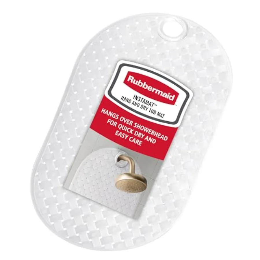 INSTAMAT Bath Tub Shower Mat, Non-Slip Tub Mat with Suction Cups, Bath Mat Hangs on Showerhead for Quick Dry, 27.2 x 15.2 Inch,
INSTAMAT Bath Tub Shower Mat, Non-Slip Tub Mat with Suction Cups, Bath Mat Hangs on Showerhead for Quick Dry, 27.2 x 15.2 Inch,