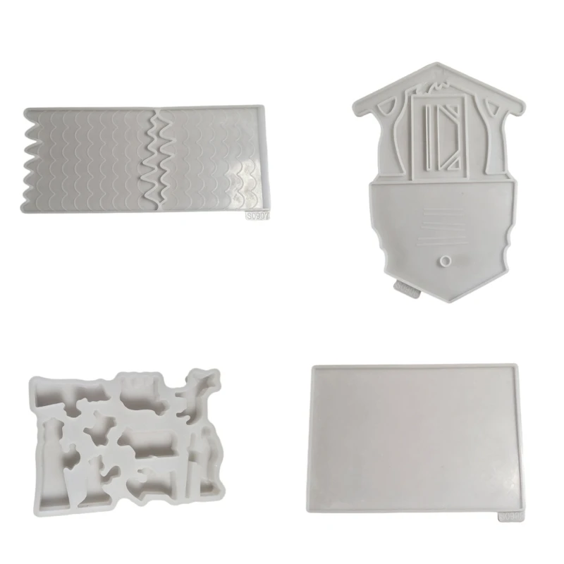 Desk Ornament Mould Flexible Silicone Mold for Nativity House Home Decoration Gypsum Molds Jewelry Making Supplies R3MC
Desk Ornament Mould Flexible Silicone Mold for Nativity House Home Decoration Gypsum Molds Jewelry Making Supplies R3MC