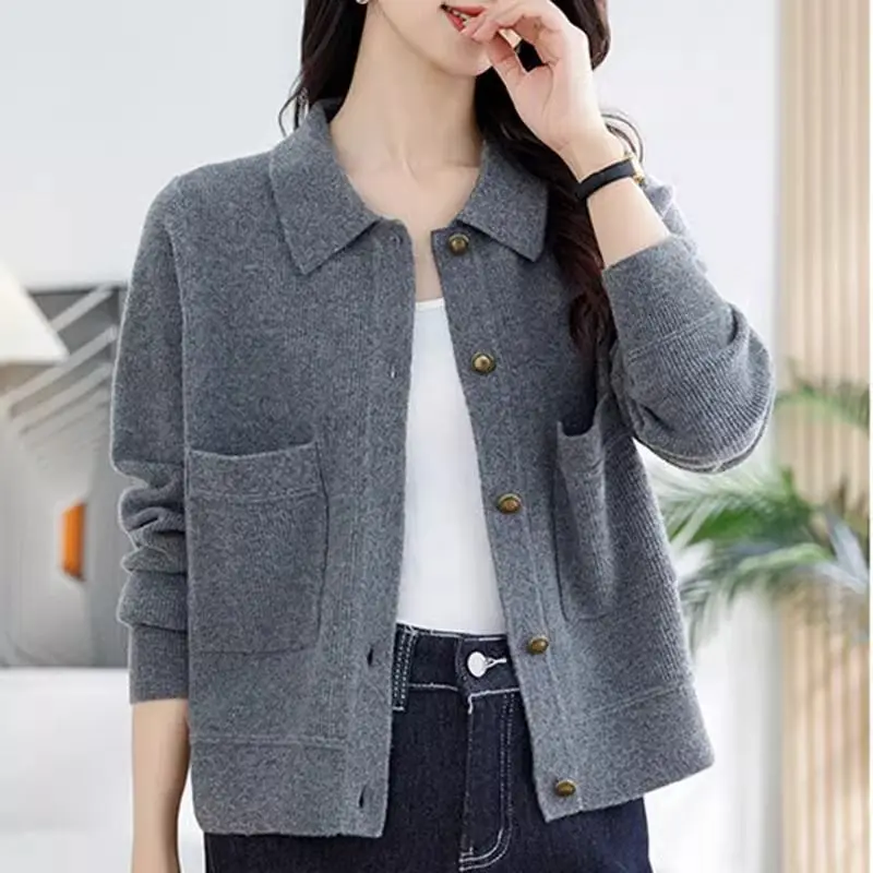 Knitted Cardigan Women's Versatile Loose Sweater Cardigan Jacket Stylish Versatile Top Women
Knitted Cardigan Women's Versatile Loose Sweater Cardigan Jacket Stylish Versatile Top Women