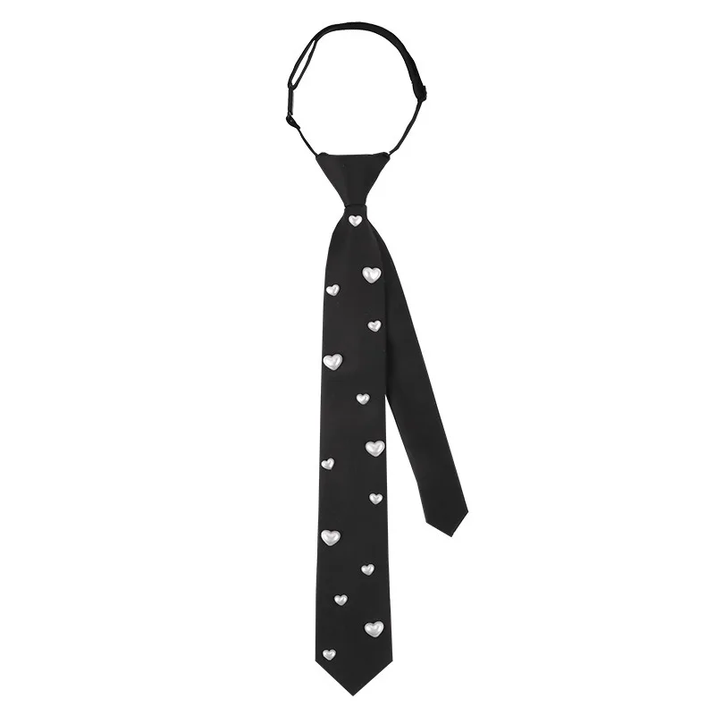 Lazy Tie for Women with Elastic Band and Rope Buckle No-fastening Pearl Decoratio Versatile Necktie Student Group Cravat
Lazy Tie for Women with Elastic Band and Rope Buckle No-fastening Pearl Decoratio Versatile Necktie Student Group Cravat