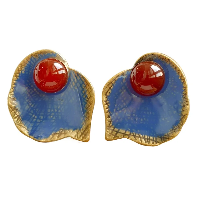 Серьги-гвоздики с агатовыми бусинами, средние антикварные синие рельефные серьги-гвоздики, высококачественные серьги в стиле ретро
Серьги-гвоздики с агатовыми бусинами, средние антикварные синие рельефные серьги-гвоздики, высококачественные серьги в стиле ретро