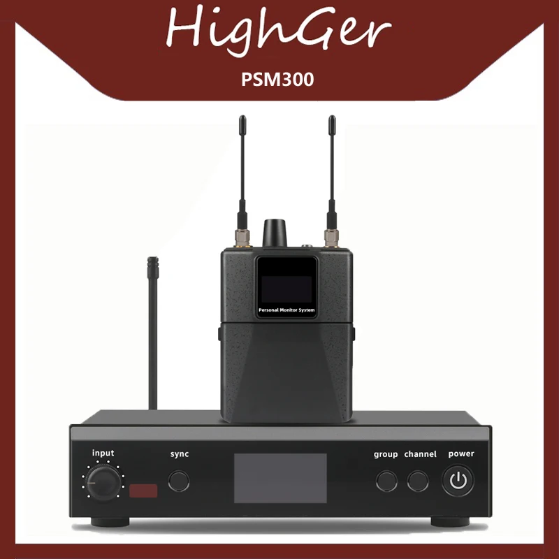 Highger In Ear Wireless Monitoring System PSM300 Stereo Professional Monitoring Equipment Stage Performance Band Accompaniment
Highger In Ear Wireless Monitoring System PSM300 Stereo Professional Monitoring Equipment Stage Performance Band Accompaniment