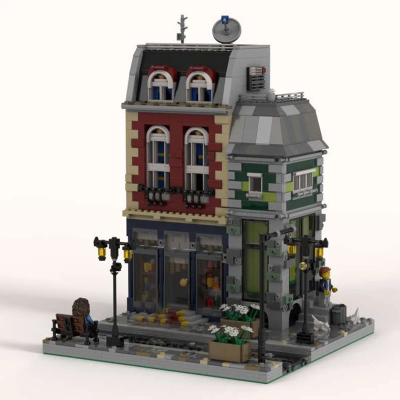 1274PCS City Hot Selling Street View Moc Modular Corner shop Building model DIY creative ideas Child Toy birthday Gift Blocks
1274PCS City Hot Selling Street View Moc Modular Corner shop Building model DIY creative ideas Child Toy birthday Gift Blocks