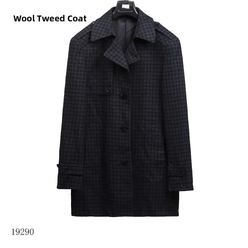 45 Wool Men's Casual Woolen Coat Windbreaker oulder Length Single Button Closure Stand Fit Long Coat for Young Men
45 Wool Men's Casual Woolen Coat Windbreaker oulder Length Single Button Closure Stand Fit Long Coat for Young Men