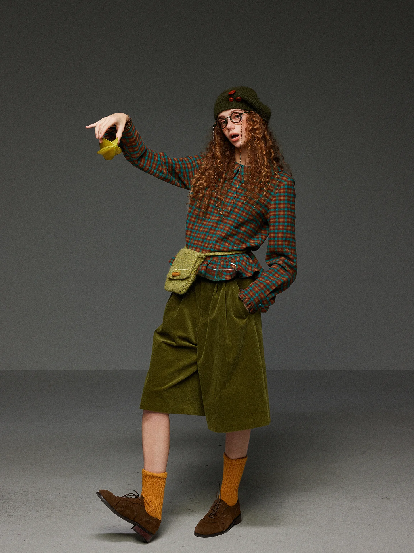 Casual Plaid Doll Collar Long Sve Women's irt Spring Design Asymmetrical Hemline Comfortable Breathable Loose Fit Top
Casual Plaid Doll Collar Long Sve Women's irt Spring Design Asymmetrical Hemline Comfortable Breathable Loose Fit Top