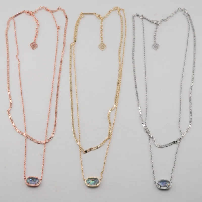 KS European and American New Classic Design Retro Versatile Noble Exquisite Fashion Stacked Wearing Oval Double Red Necklace
KS European and American New Classic Design Retro Versatile Noble Exquisite Fashion Stacked Wearing Oval Double Red Necklace