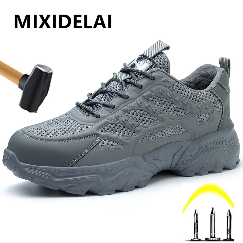 Security Men Shoes Anti smashing anti puncture Safety Shoes Men Work Sneakers Steel Toe shoes Indestructible Industrial Shoes
Security Men Shoes Anti smashing anti puncture Safety Shoes Men Work Sneakers Steel Toe shoes Indestructible Industrial Shoes