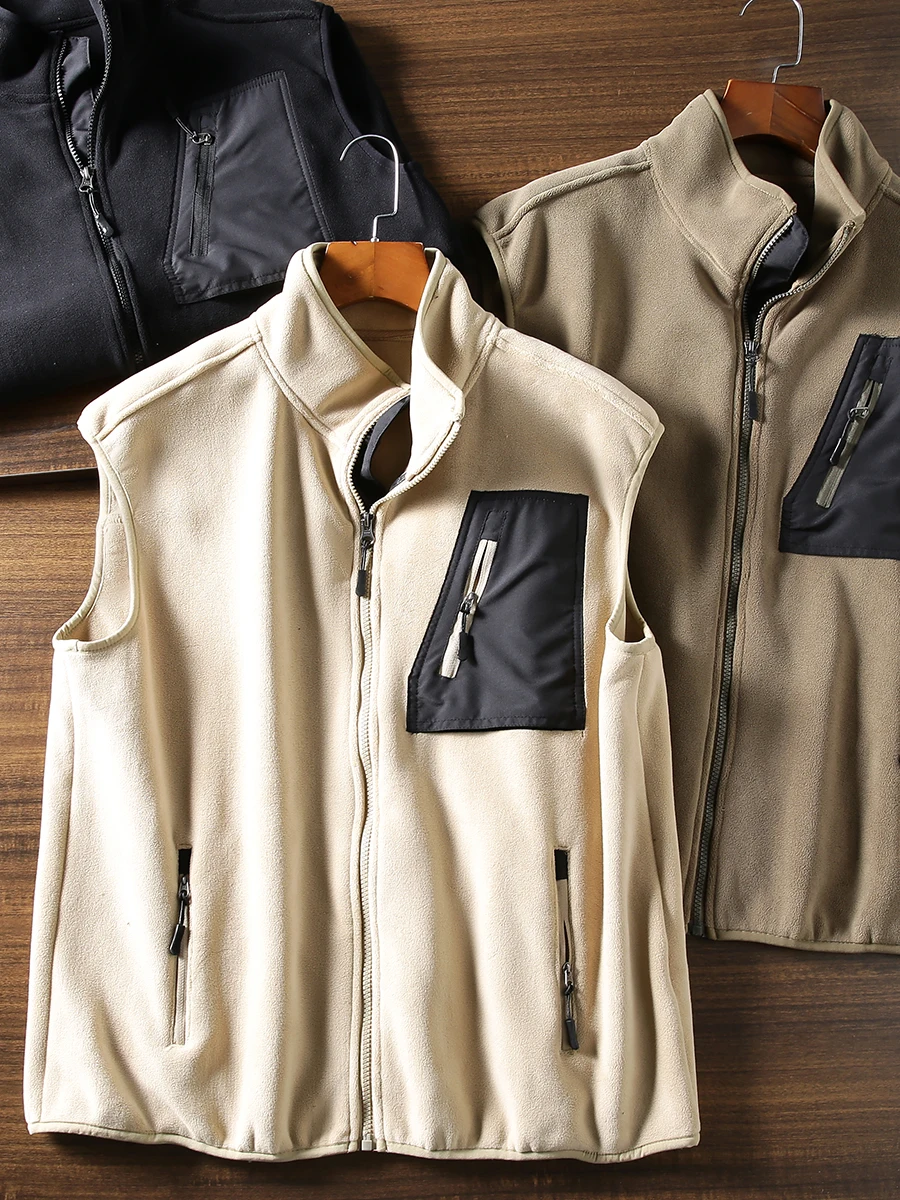 Double-Sided Fce Vest Jaet Outdoor Warmth Insulation Stand Collar Fce Lined Autumn Winter Men Women Couple Faion Ci
Double-Sided Fce Vest Jaet Outdoor Warmth Insulation Stand Collar Fce Lined Autumn Winter Men Women Couple Faion Ci