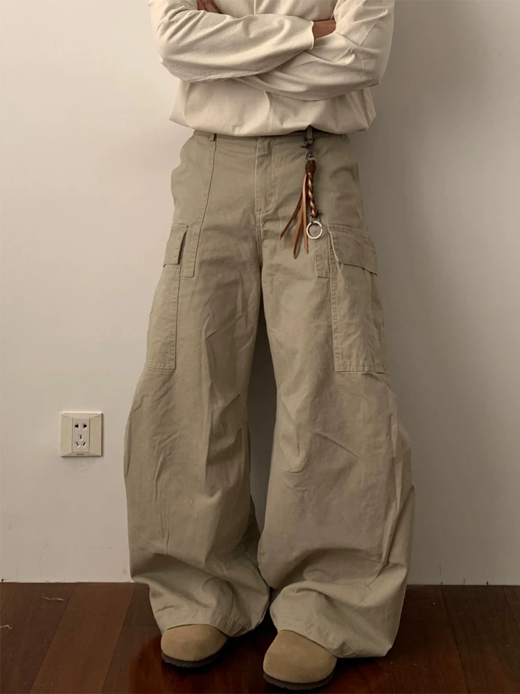 Рабочие брюки American High Street Waed Knife ket Свободные прямые широкие брюки ex Цветной силуэт Дизайн
Рабочие брюки American High Street Waed Knife ket Свободные прямые широкие брюки ex Цветной силуэт Дизайн