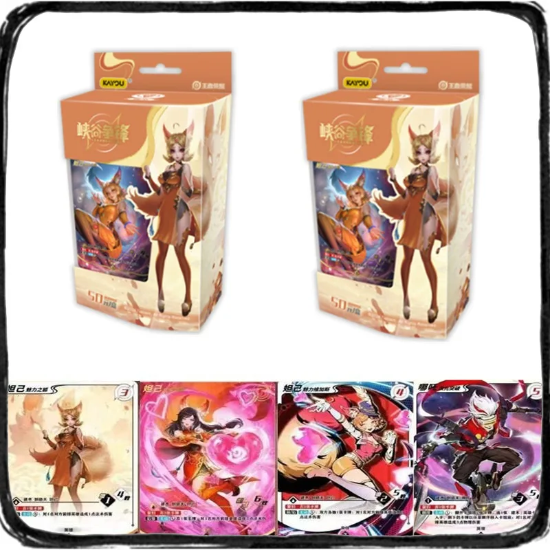 KAYOU Canyon Clash-Glory of Kings Trading Cards Anime Character Chapter Heroes Footprints Collectible Card Surprise Bag Toy Gift
KAYOU Canyon Clash-Glory of Kings Trading Cards Anime Character Chapter Heroes Footprints Collectible Card Surprise Bag Toy Gift