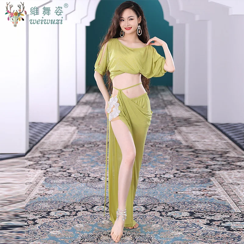 Belly Dance Female Adult Elegant Top Trousers Practice Clothes Suit Training Shirt Long Skirt Oriental Dance Training Outfit
Belly Dance Female Adult Elegant Top Trousers Practice Clothes Suit Training Shirt Long Skirt Oriental Dance Training Outfit