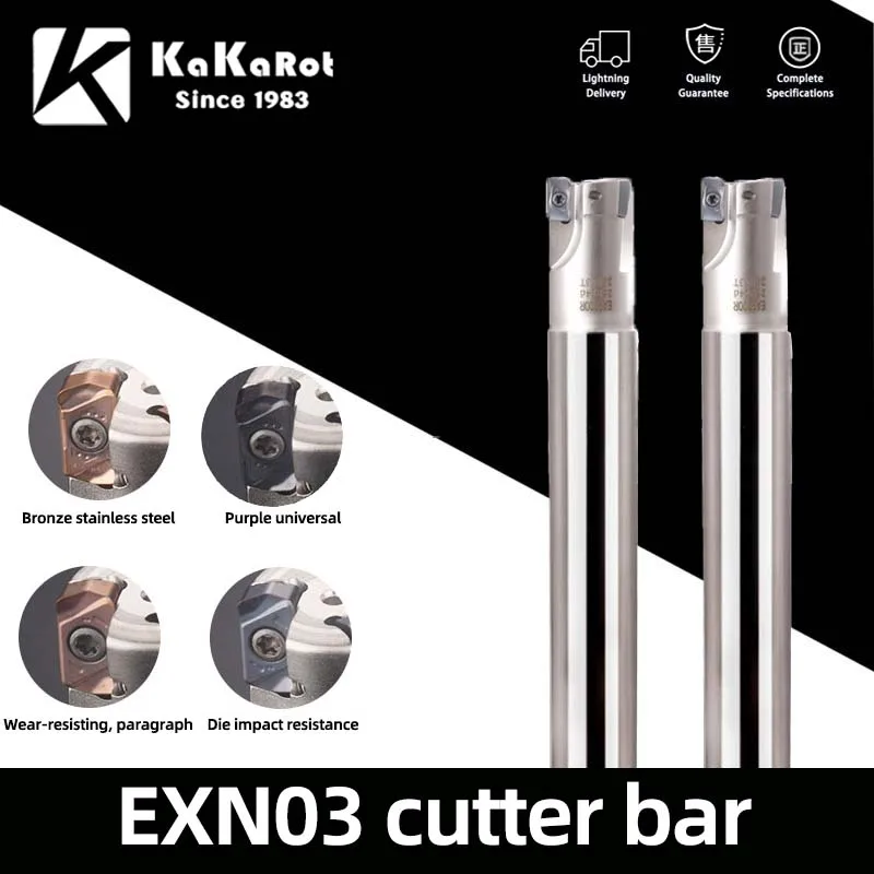 KaKarot EXN03 Milling Fast Feed Cutter plane milling machine alloy cutter bar LNMU0303ZER Cnc Hardened Aseismic Rod Machine
KaKarot EXN03 Milling Fast Feed Cutter plane milling machine alloy cutter bar LNMU0303ZER Cnc Hardened Aseismic Rod Machine
