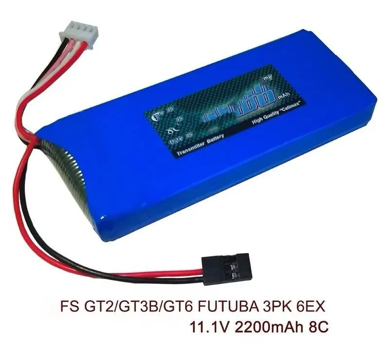 Новый аккумулятор для пульта дистанционного управления Flysky FS GT2 GT3B FUTUBA 3PK 6EX 11,1 В 2200 мАч
Новый аккумулятор для пульта дистанционного управления Flysky FS GT2 GT3B FUTUBA 3PK 6EX 11,1 В 2200 мАч