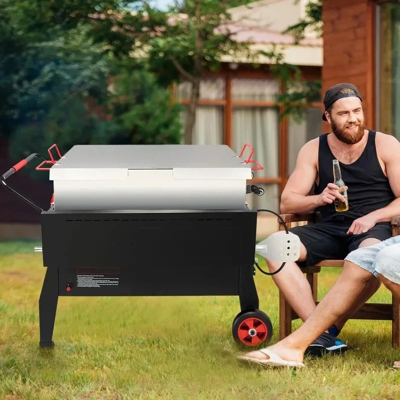 Commercial Outdoor Double Sack Propane Gas Cooker W/ Folding Cylinder Mounting Bracket &Stirring
Commercial Outdoor Double Sack Propane Gas Cooker W/ Folding Cylinder Mounting Bracket &Stirring