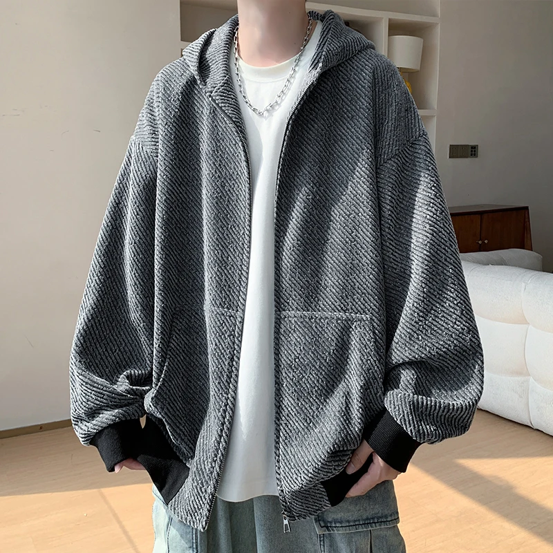 Thickened Casual Hoodie Men's Autumn Winter Lazy Style Warmth Retention Open Cardigan Retro Youth Simple Outerwear Jacket
Thickened Casual Hoodie Men's Autumn Winter Lazy Style Warmth Retention Open Cardigan Retro Youth Simple Outerwear Jacket