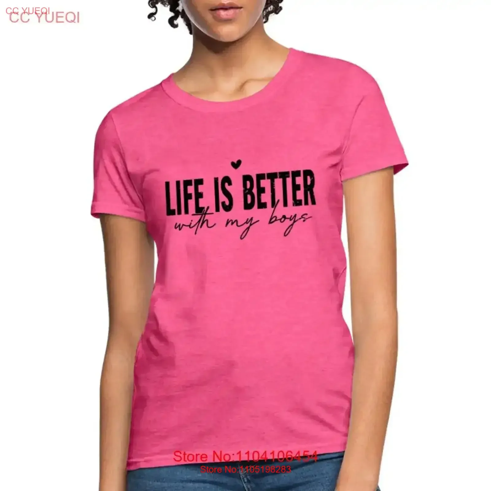 Женская футболка Life Is Better With My Boys, винтажная потертая футболка с рисунком, модная унисекс, растянутая, удобная уличная одежда для мужчин
Женская футболка Life Is Better With My Boys, винтажная потертая футболка с рисунком, модная унисекс, растянутая, удобная уличная одежда для мужчин